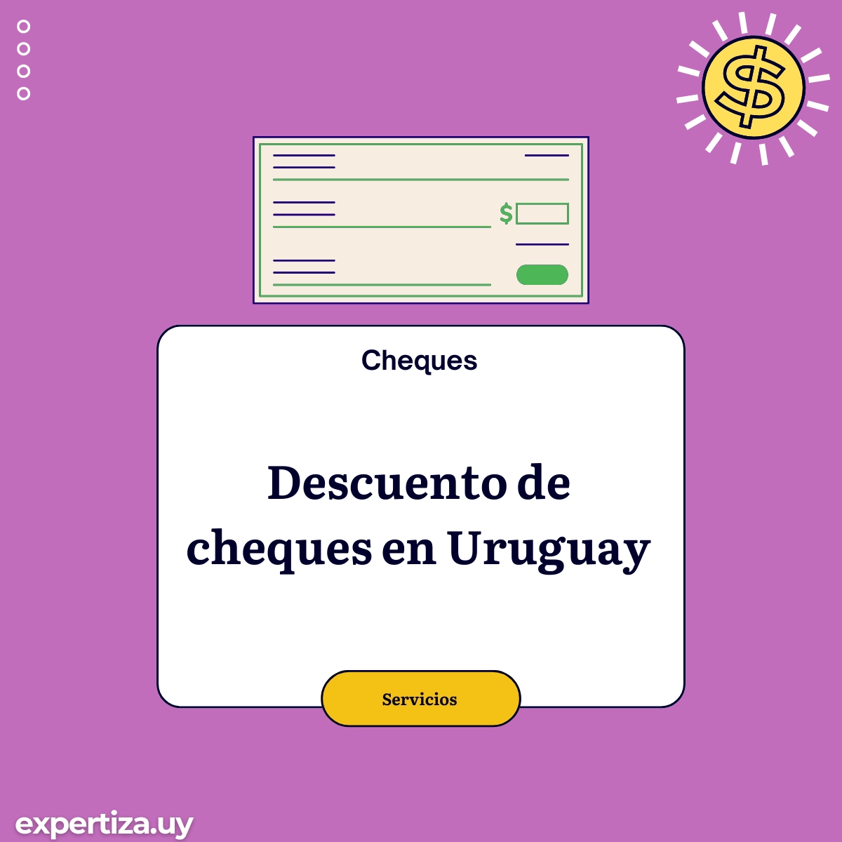 Descuento de cheques en Uruguay.