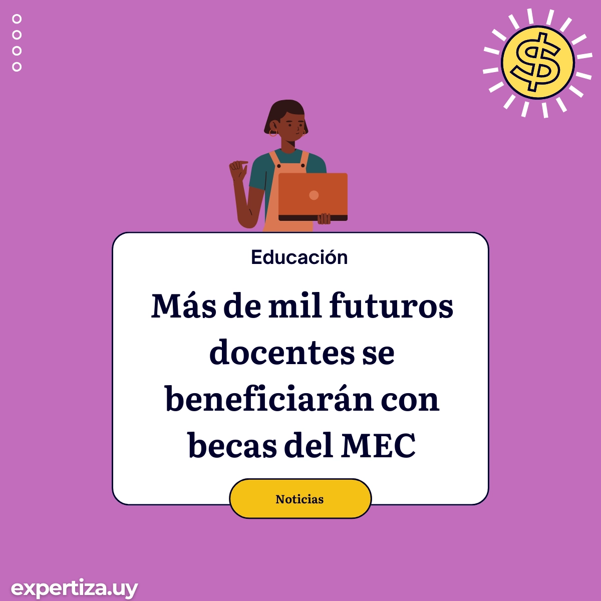 Más de mil futuros docentes se beneficiarán con becas del MEC.