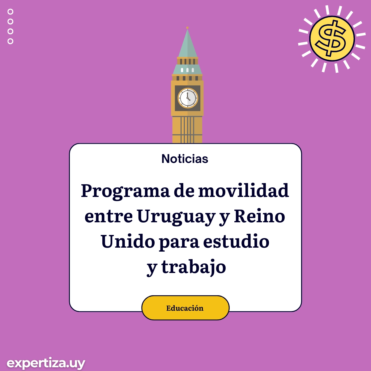 Programa de movilidad entre Uruguay y Reino Unido para estudio y trabajo.