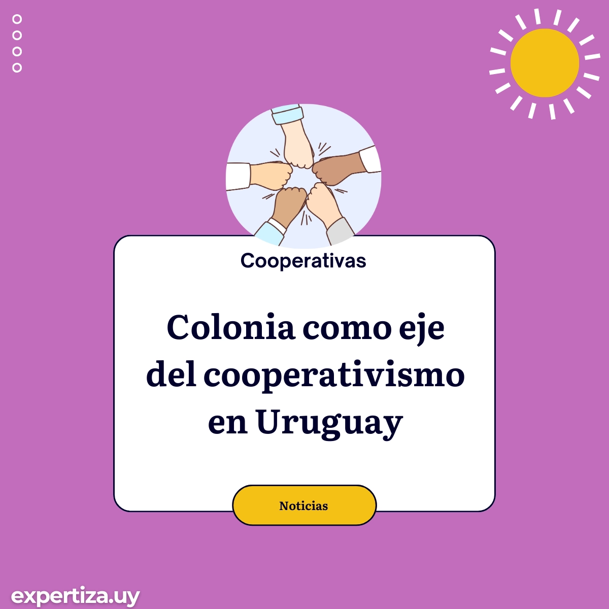Colonia como eje del cooperativismo en Uruguay.