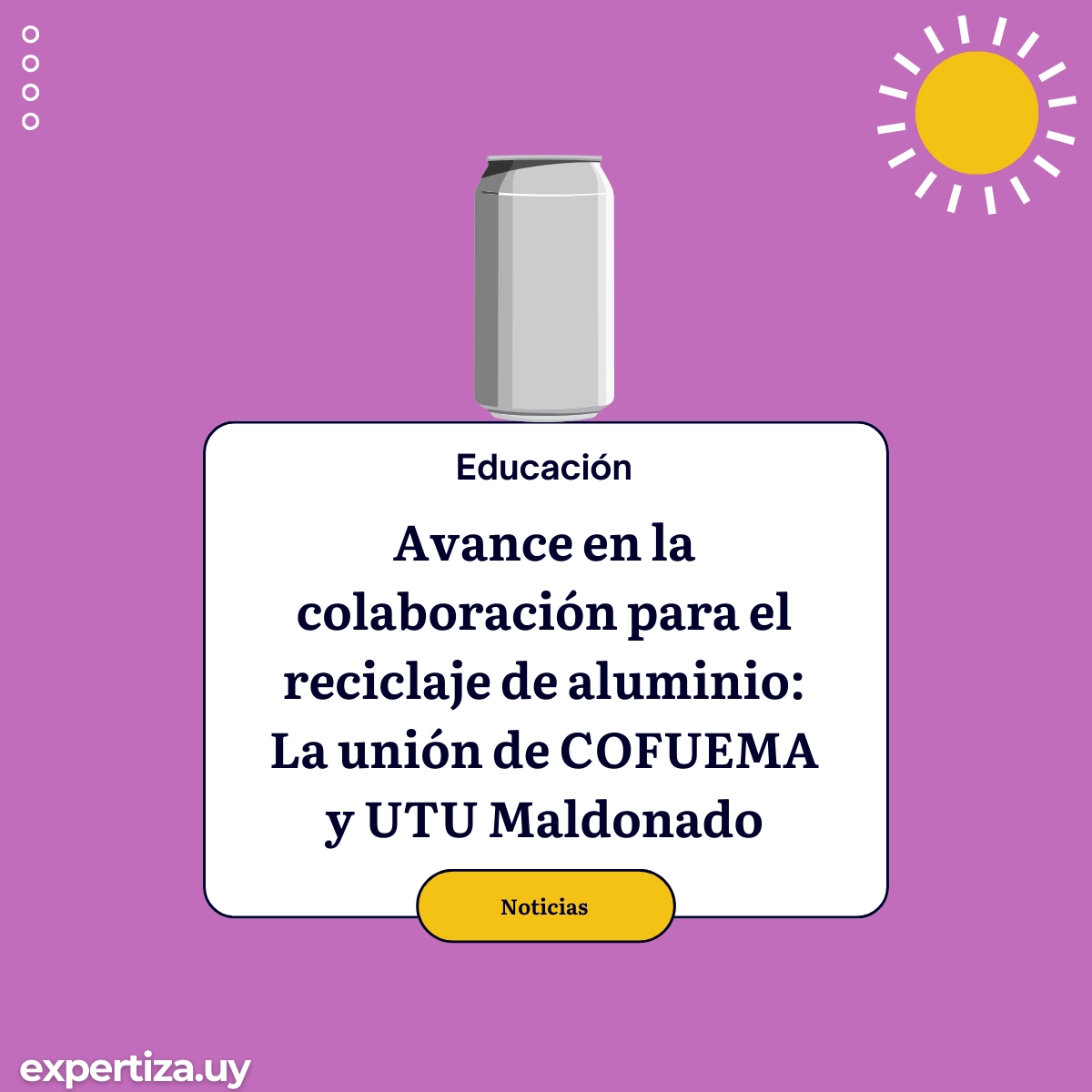 Avance en la colaboración para el reciclaje de aluminio: La unión de COFUEMA y UTU Maldonado.