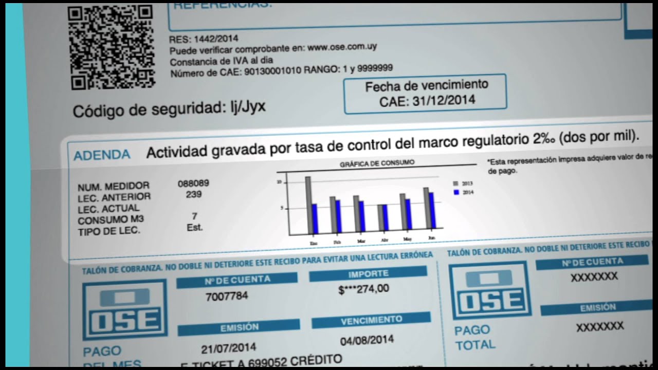 Cómo obtener un duplicado de la factura de OSE